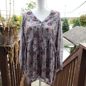 Stunning Torrid High Low Button Down Lace Top